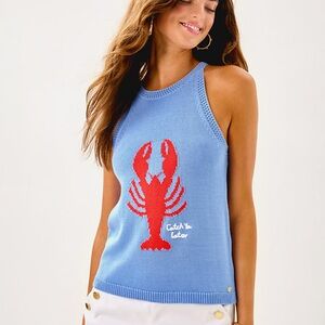 Lilly Pulitzer Lobster Emra Sweater tank
